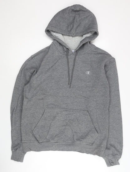 Mens UK Size M Champion Grey Pullover Hoodie
