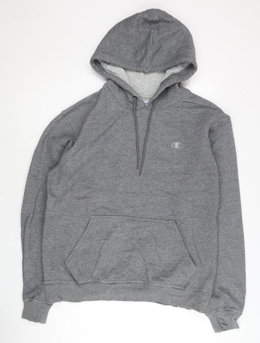 Mens UK Size M Champion Grey Pullover Hoodie