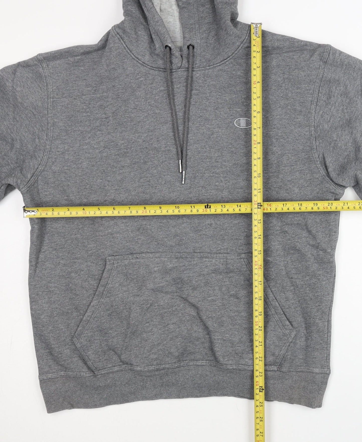 Mens UK Size M Champion Grey Pullover Hoodie