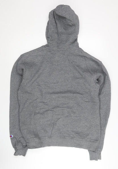 Mens UK Size M Champion Grey Pullover Hoodie