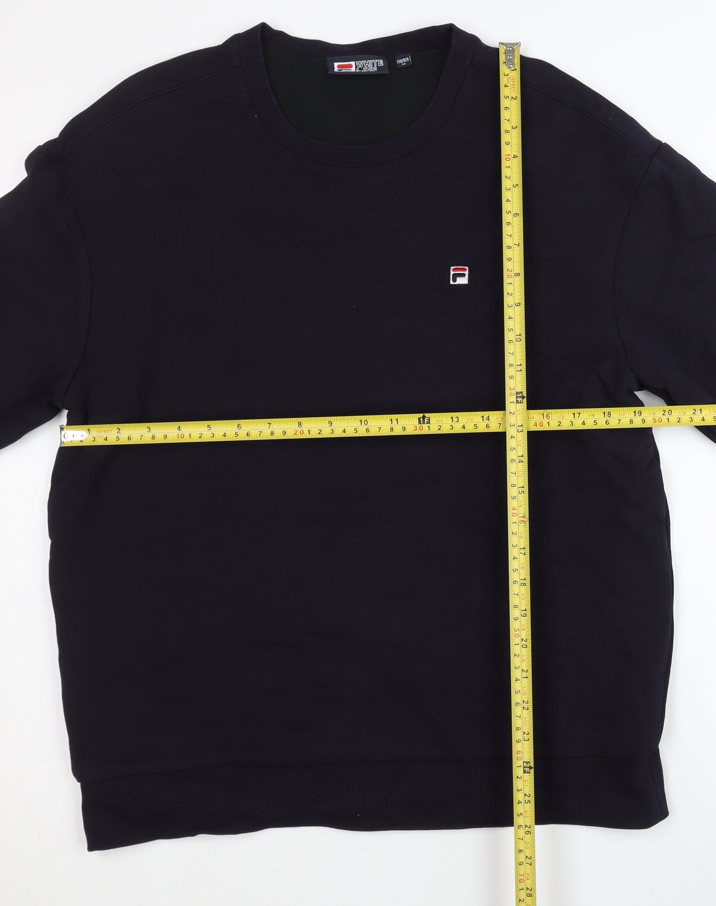 Mens UK Size S FILA Blue Pullover Sweatshirt