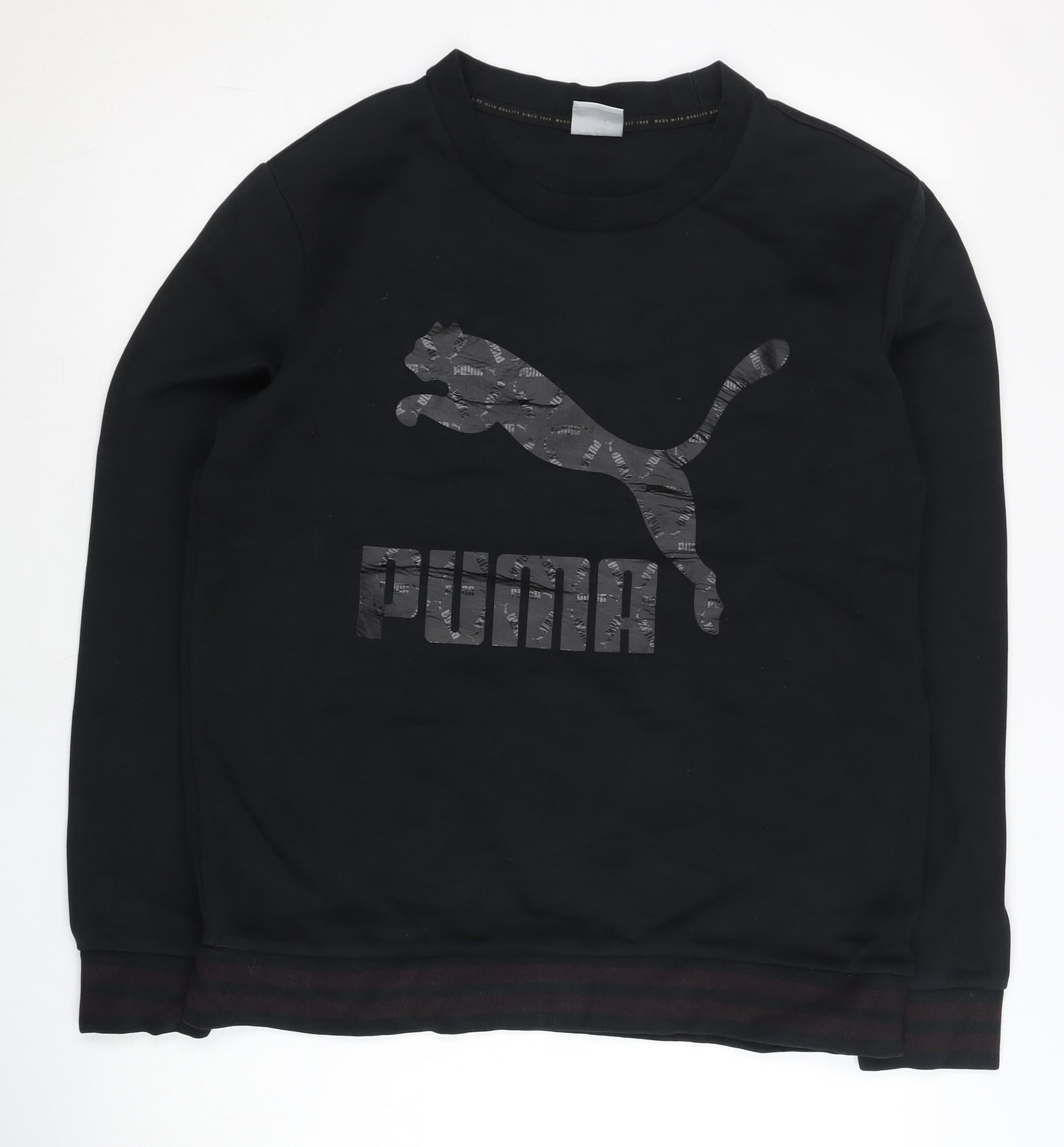 Mens UK Size L PUMA Black Pullover Sweatshirt