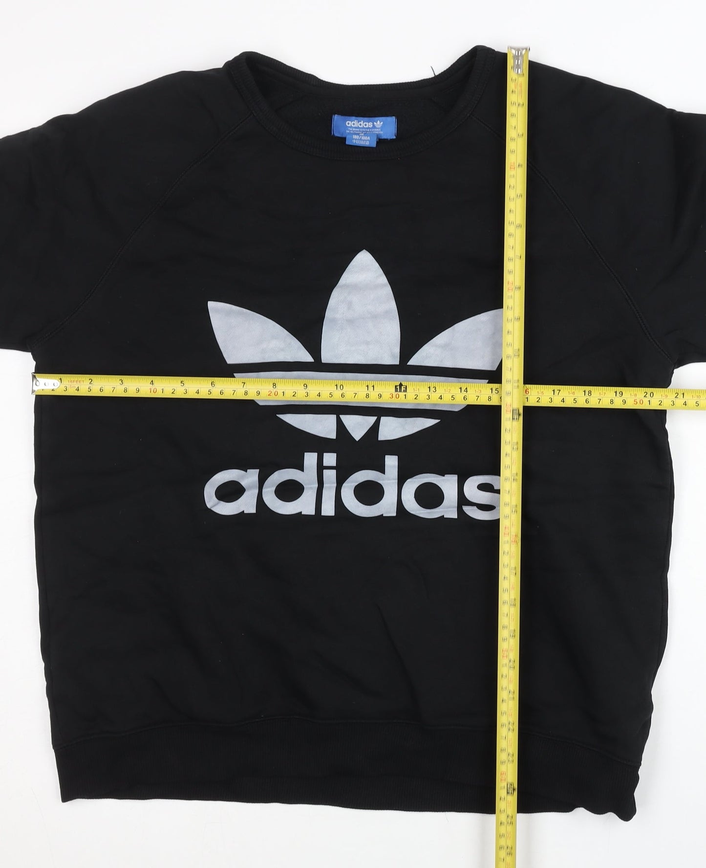 Mens UK Size L adidas Black Pullover Sweatshirt