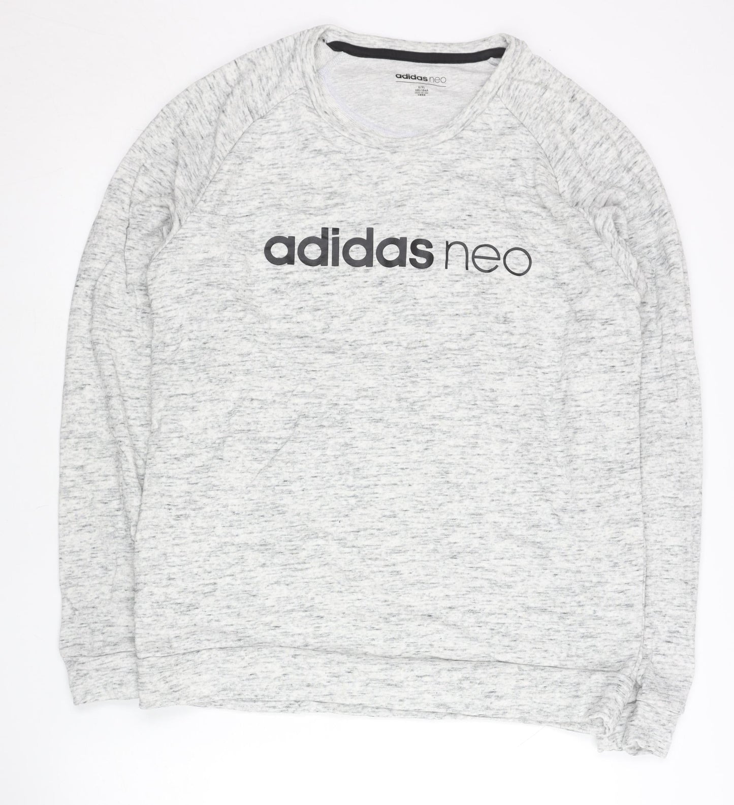 Mens UK Size L adidas Grey Pullover Sweatshirt
