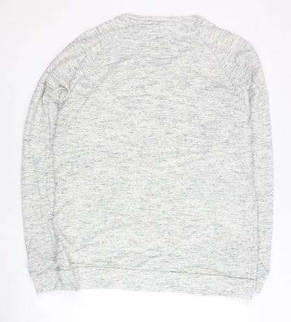 Mens UK Size L adidas Grey Pullover Sweatshirt