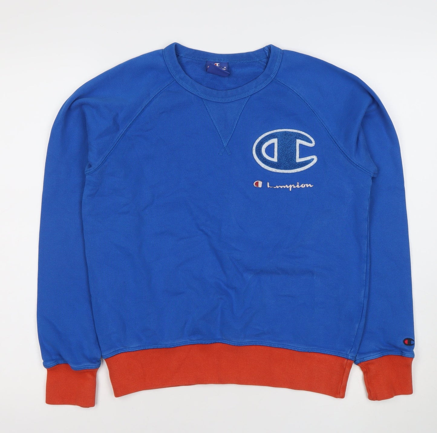 Mens UK Size S Champion Blue Pullover Sweatshirt
