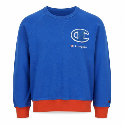 Mens UK Size S Champion Blue Pullover Sweatshirt