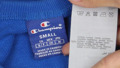 Mens UK Size S Champion Blue Pullover Sweatshirt