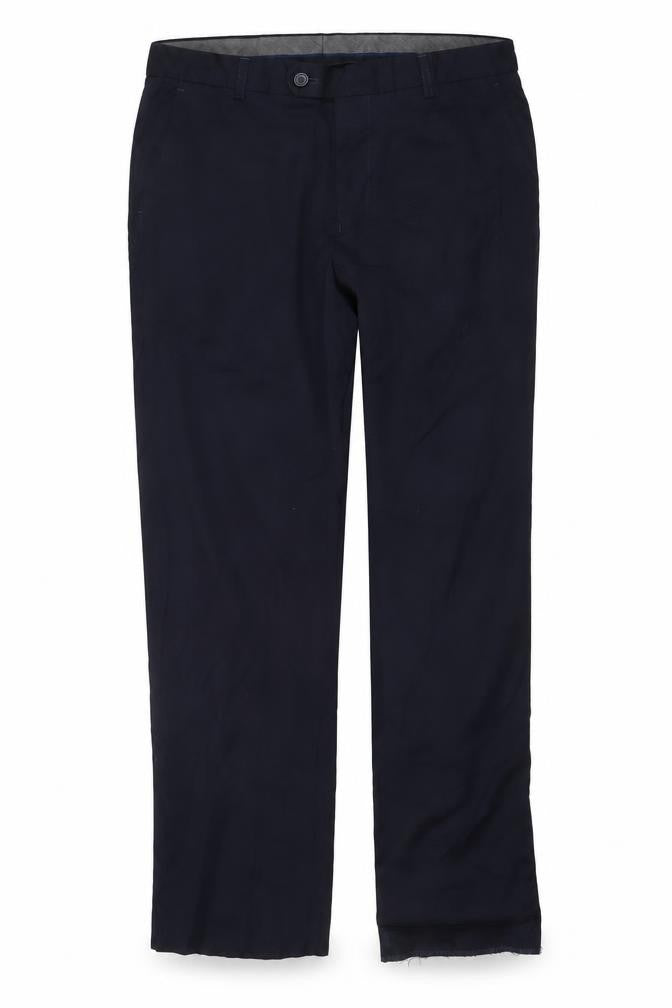 Mens UK Size 32S Taylor & Wright Slim Fit Dress Pants Blue Trousers