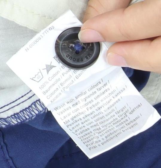 Blend Men's Blue Chino Trousers M Regular Fit Cotton