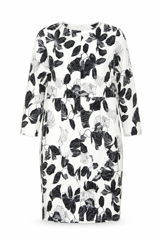 Autograph Women’s Black White Floral One Shoulder Bodycon Dress Size 14