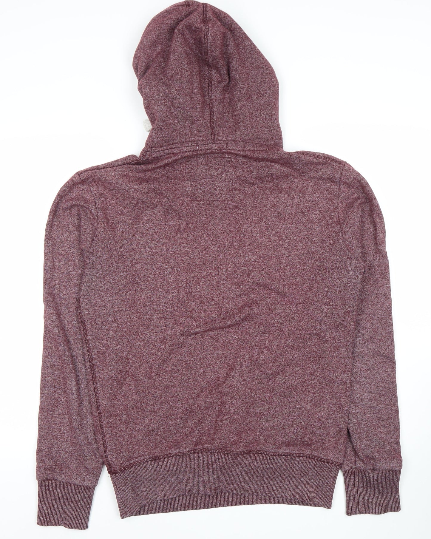 Superdry Men’s Red Pullover Hoodie Size S Graphic Logo