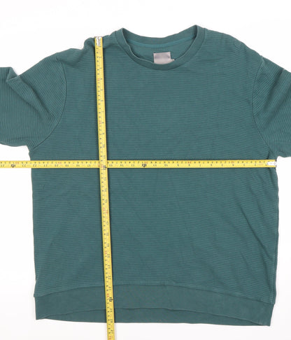 A-FRAME Men’s Green XL Pullover Sweatshirt Crew Neck Cotton