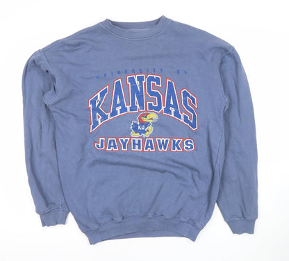 Cheyenne River Men’s Blue Small Kansas Jayhawks Sweatshirt Pullover