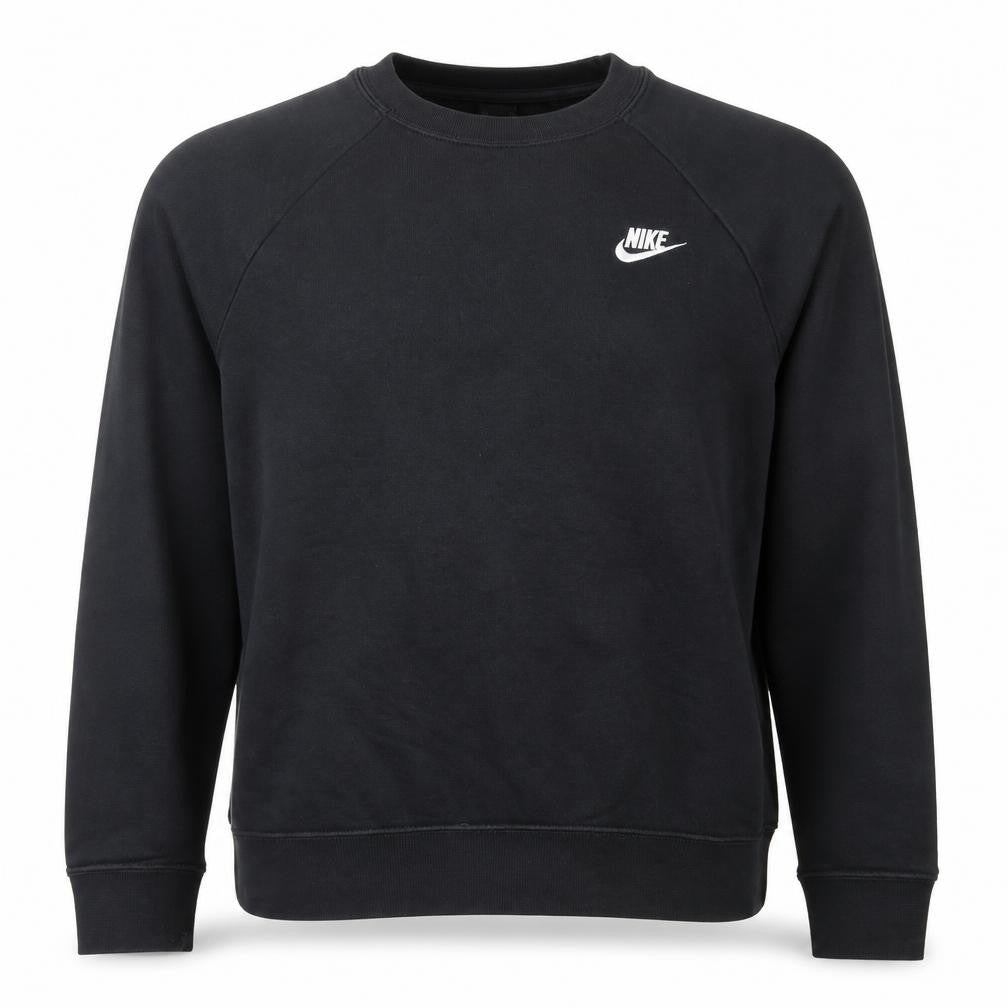 Unisex Adults UK Size M Nike Black Pullover Sweatshirt
