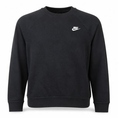 Unisex Adults UK Size M Nike Black Pullover Sweatshirt