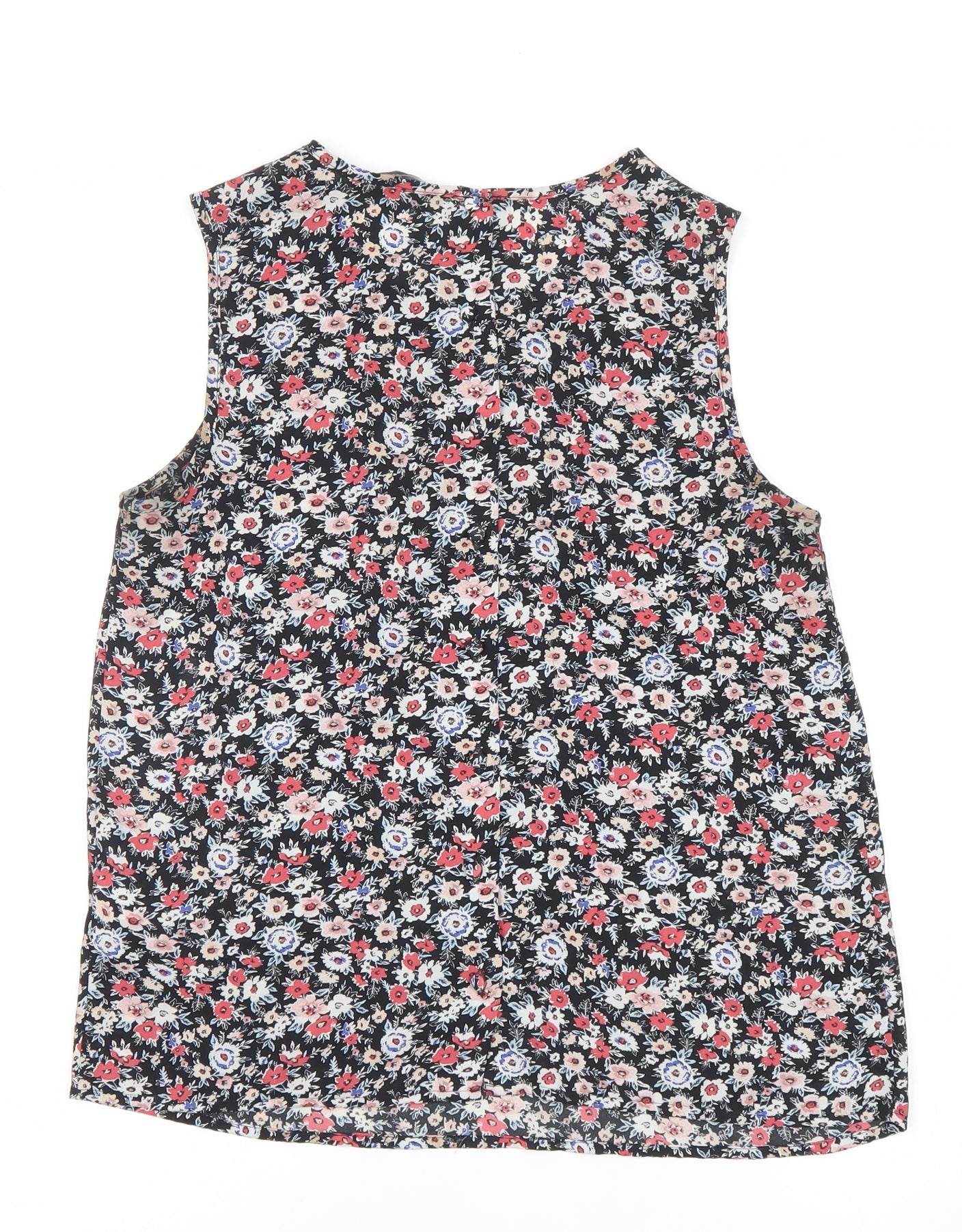Womens UK Size 8 New Look Multicoloured Basic Tank