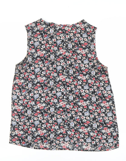 Womens UK Size 8 New Look Multicoloured Basic Tank