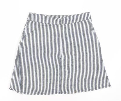 Womens UK Size XS Unknown A-Line Denim Skirt