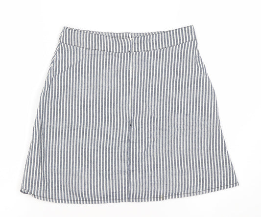 Womens UK Size XS Unknown A-Line Denim Skirt