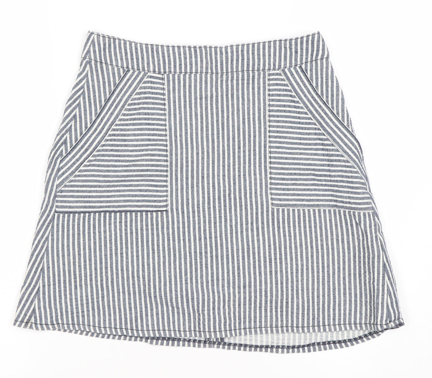 Womens UK Size XS Unknown A-Line Denim Skirt