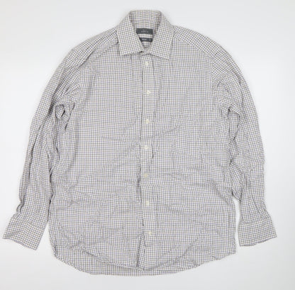 Mens UK Collar Size 39 John Lewis Smart Multicoloured  Dress Shirt