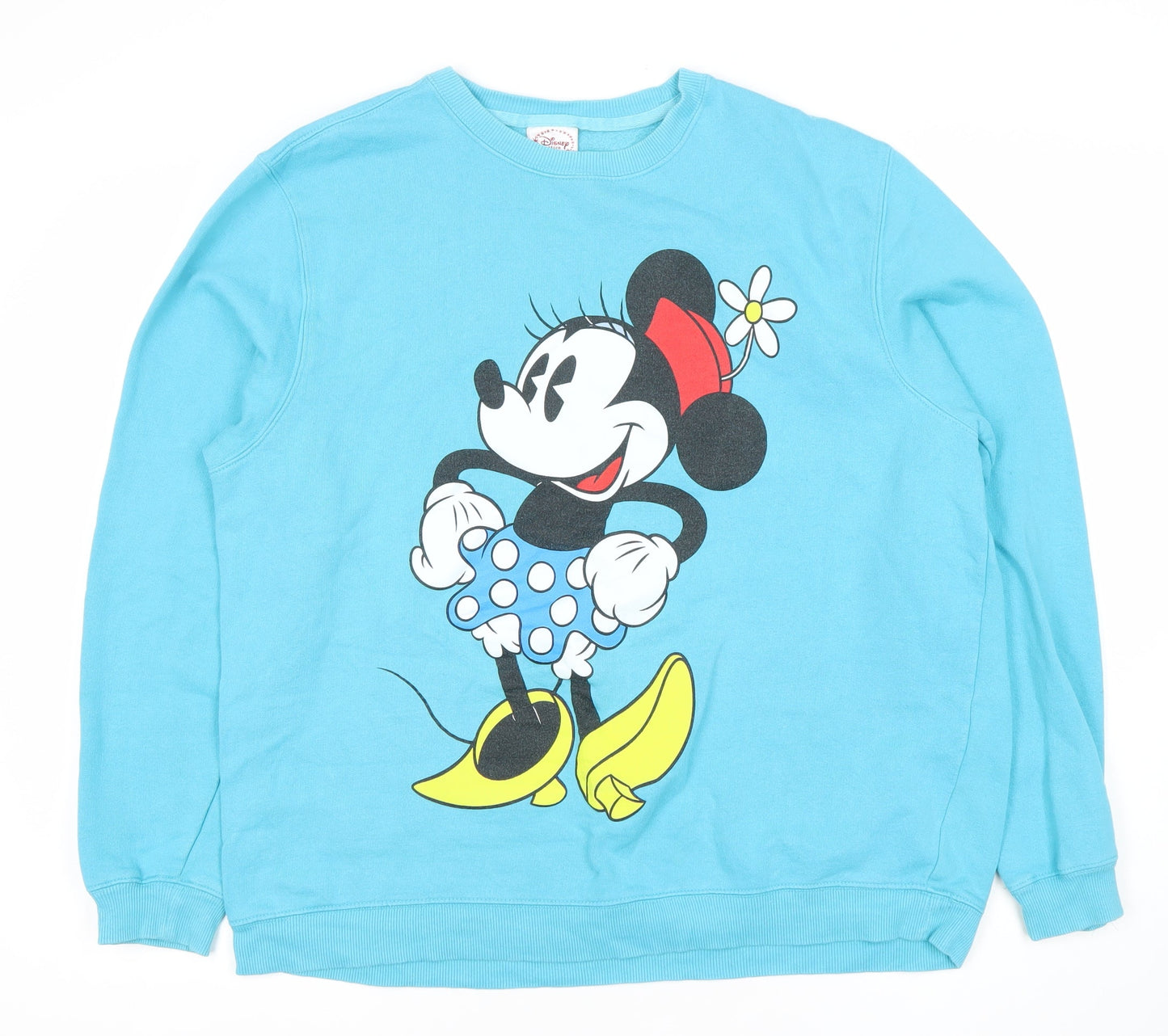 Womens UK Size 2XL Disney Blue Pullover Sweatshirt