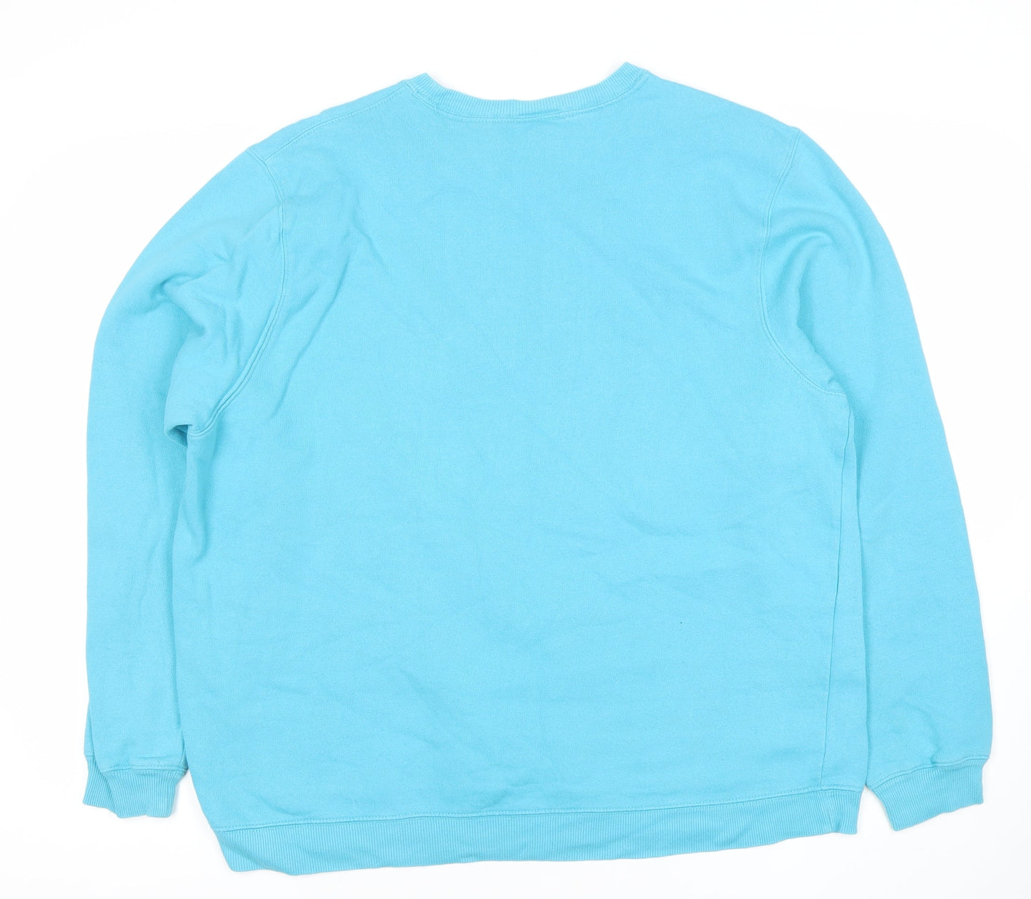 Womens UK Size 2XL Disney Blue Pullover Sweatshirt