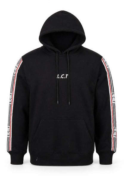 LASTCO Men’s Black Pullover Hoodie Size M with Logo