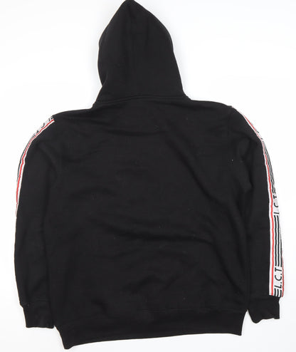 LASTCO Men’s Black Pullover Hoodie Size M with Logo