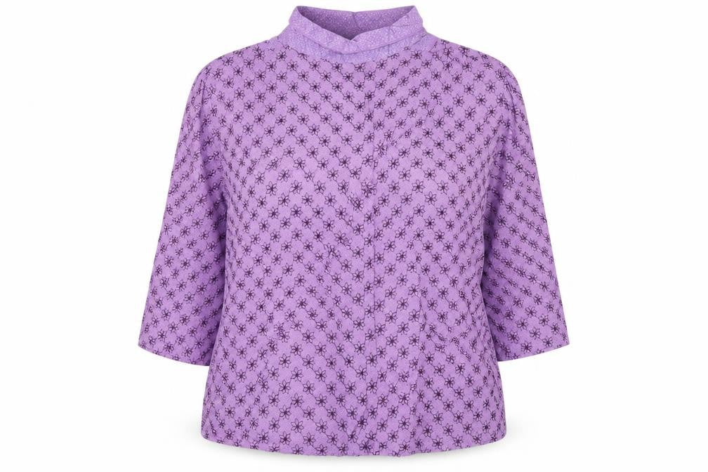 Womens UK Size 18 Debenhams Purple Blouse Button-Up
