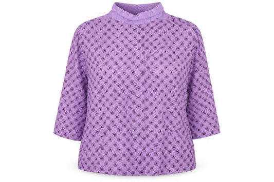 Womens UK Size 18 Debenhams Purple Blouse Button-Up