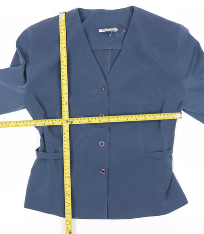 Womens UK Size 14 Riddella Blue Basic Blouse