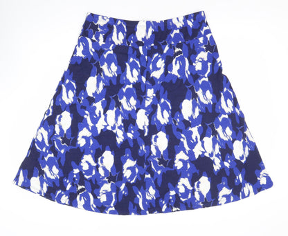 Marks and Spencer Women’s Blue Animal Print A-Line Skirt Size 14