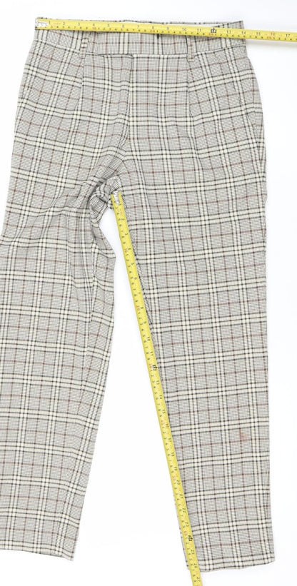 ASOS Men’s Multicoloured Slim Fit Plaid Chino Trousers W28 L28