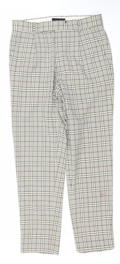 ASOS Men’s Multicoloured Slim Fit Plaid Chino Trousers W28 L28