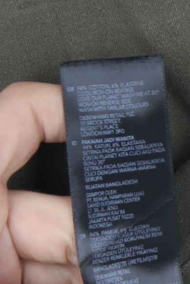 Maine New England Womens Green Chino Trousers Size 12 Regular