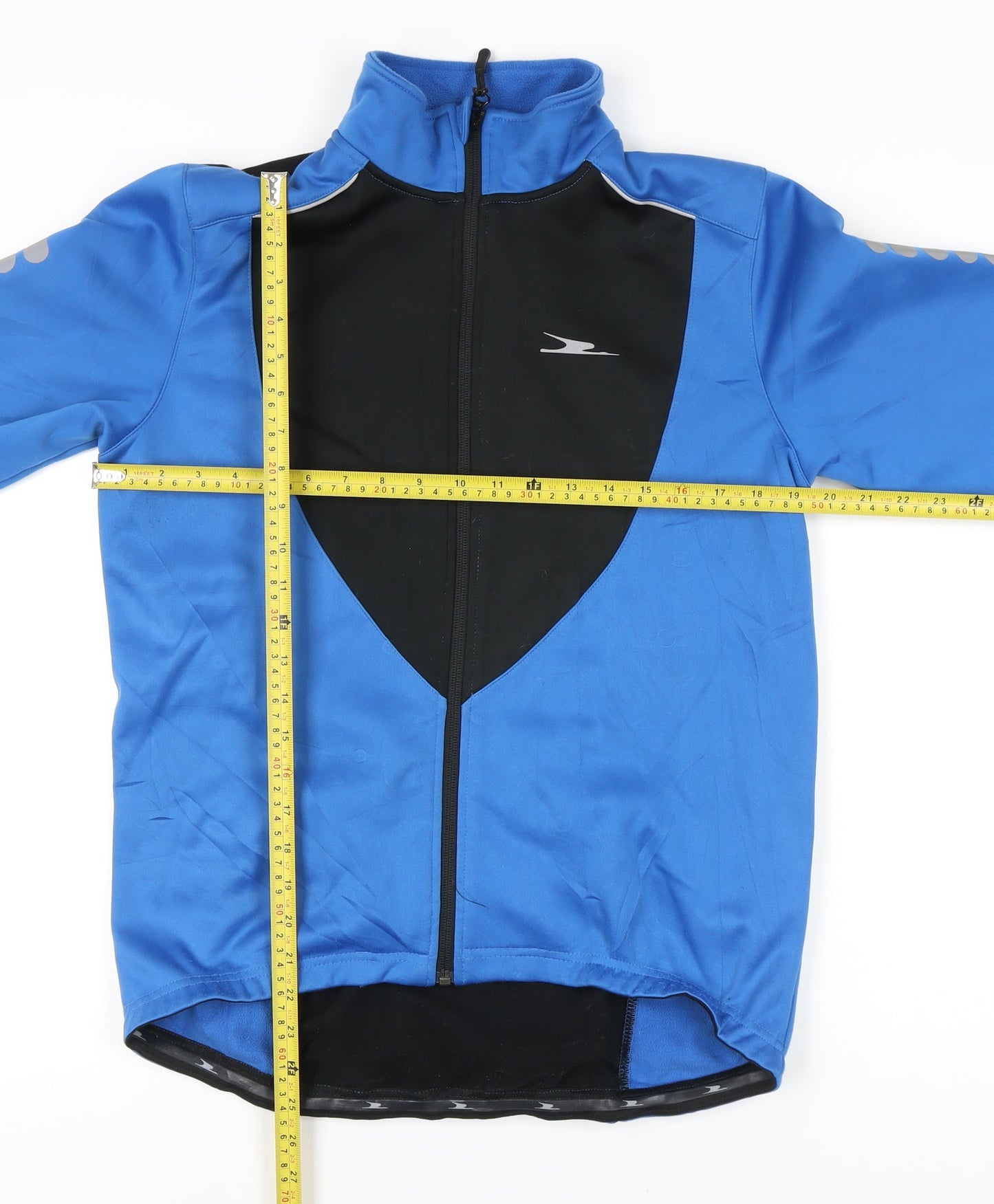 Mens UK Size M Crane Blue Windbreaker Coat
