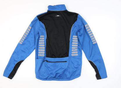 Mens UK Size M Crane Blue Windbreaker Coat