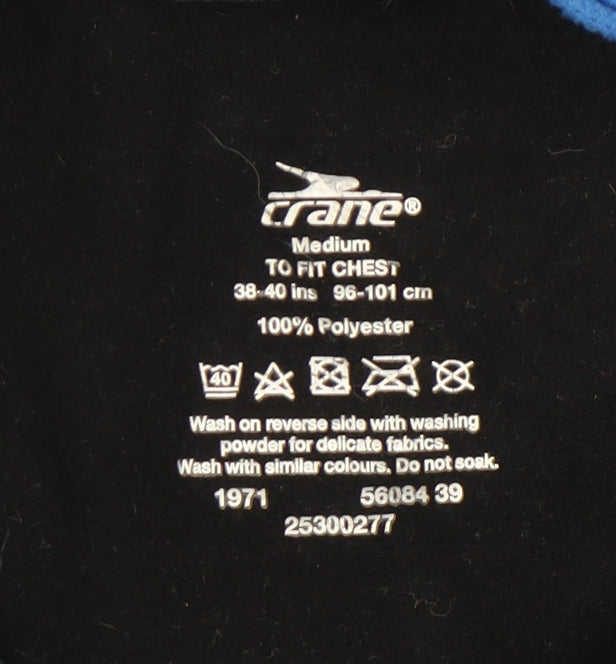 Mens UK Size M Crane Blue Windbreaker Coat