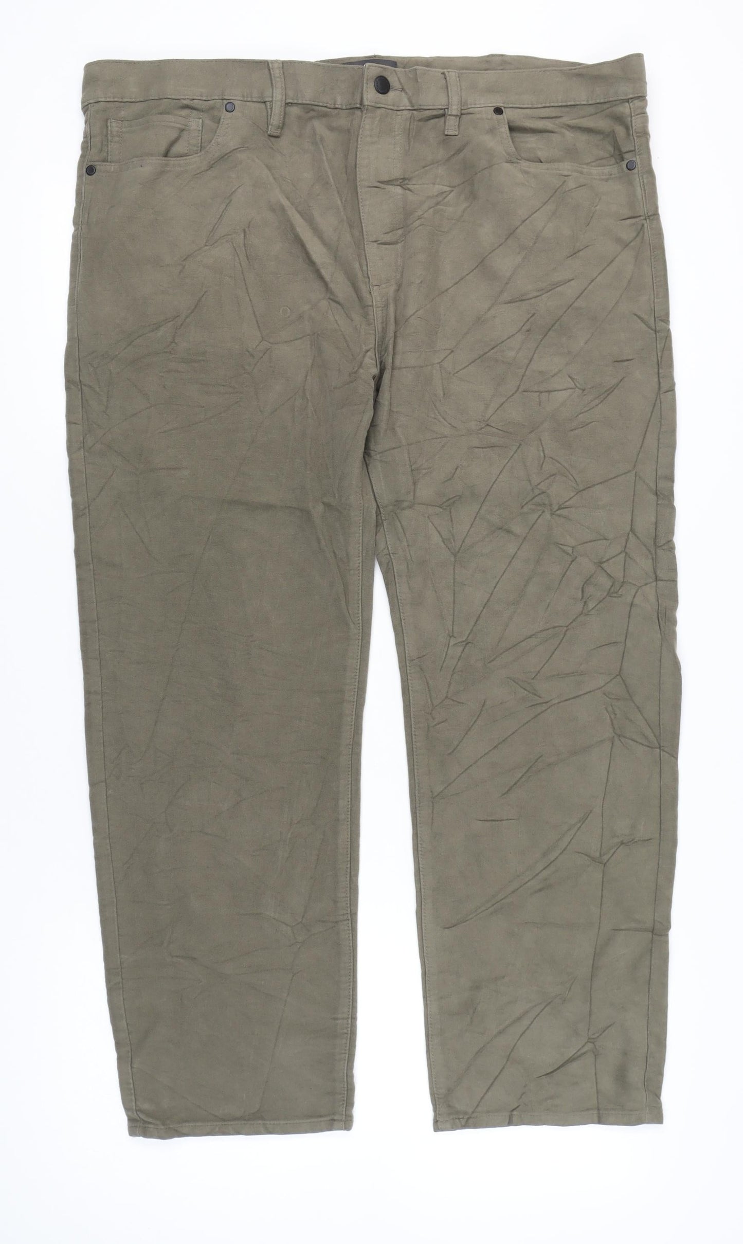 Marks and Spencer Men’s Green Chino Trousers Size 44x31