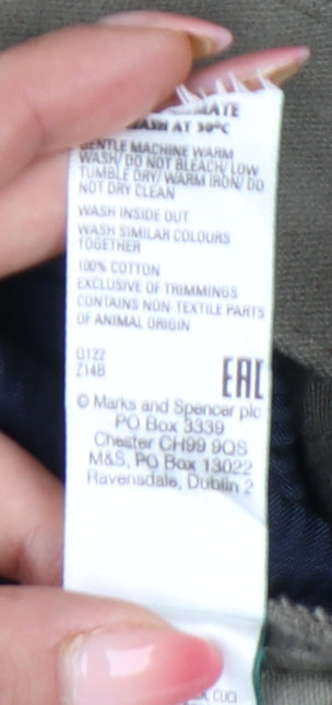 Marks and Spencer Men’s Green Chino Trousers Size 44x31