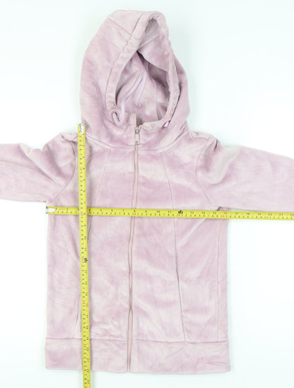 Bench Women's Pink Polyester Full Zip Hoodie Size XS