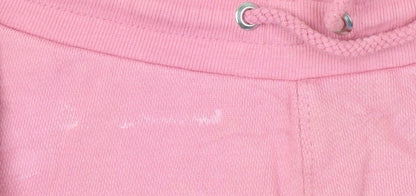 ASOS Women’s Pink Sweat Shorts L Regular Cotton Drawstring Pockets