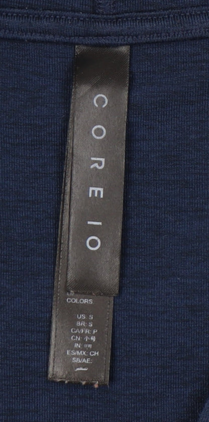Core 10 Womens Blue Pullover Hoodie Size S Activewear Gym