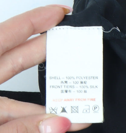 Womens UK Size 10 Reiss Black Camisole Tank