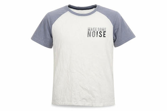 Pepperts Boys White Blue Graphic Print Cotton T-Shirt 13-14 Years