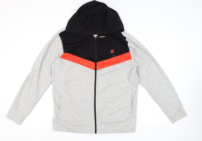Mens UK Size XL JACK & JONES Multicoloured Full Zip Hoodie