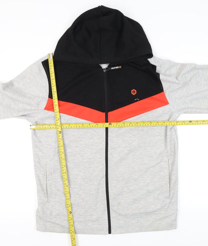 Mens UK Size XL JACK & JONES Multicoloured Full Zip Hoodie