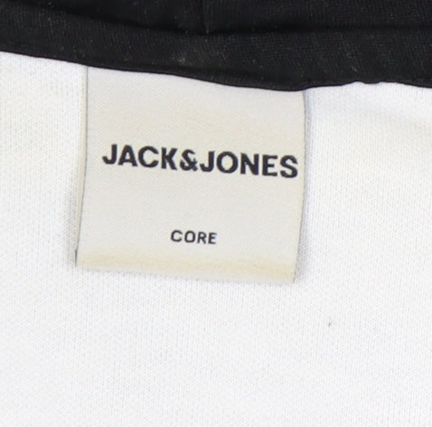 Mens UK Size XL JACK & JONES Multicoloured Full Zip Hoodie